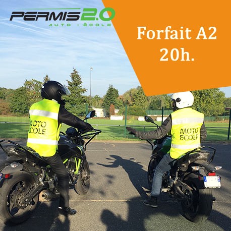 Forfait Moto A2 20 h.